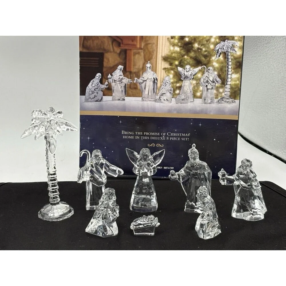 Robert Stanley The Promise of Christmas 8 Pc Nativity Set w/ Box 2013